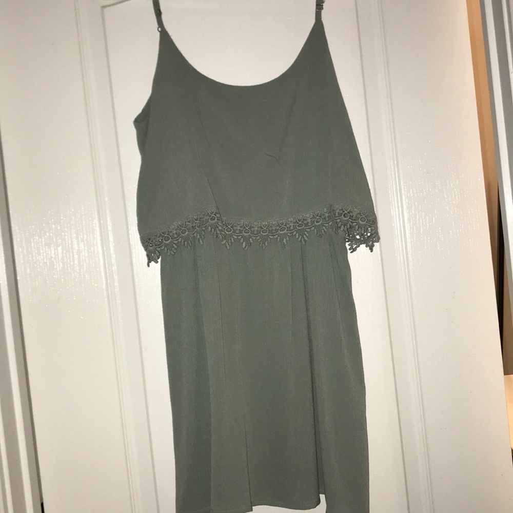small mint/turquoise tank top dress